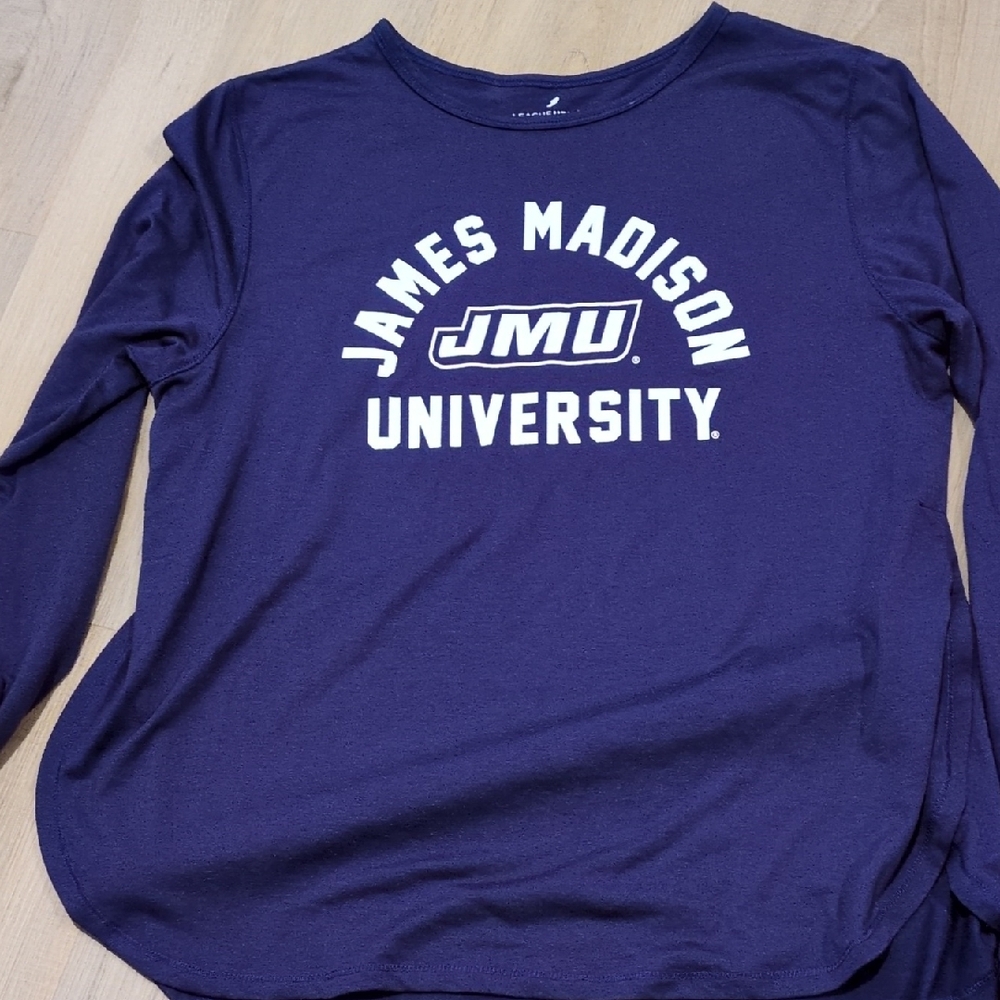 League James Madison University Purple Long Sleeve Tee